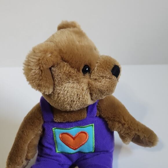 Hallmark Kiss‎ Kiss Brown Bear Movable Head Magnetic Nose Hook & Loop Paws - Picture 7 of 9
